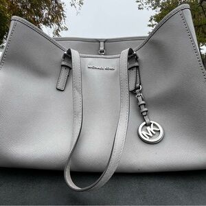 Michael Kors Silver Tote Bag